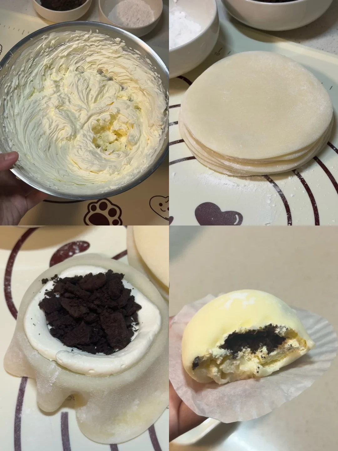 奥利奥雪媚娘（超详细教程要点）