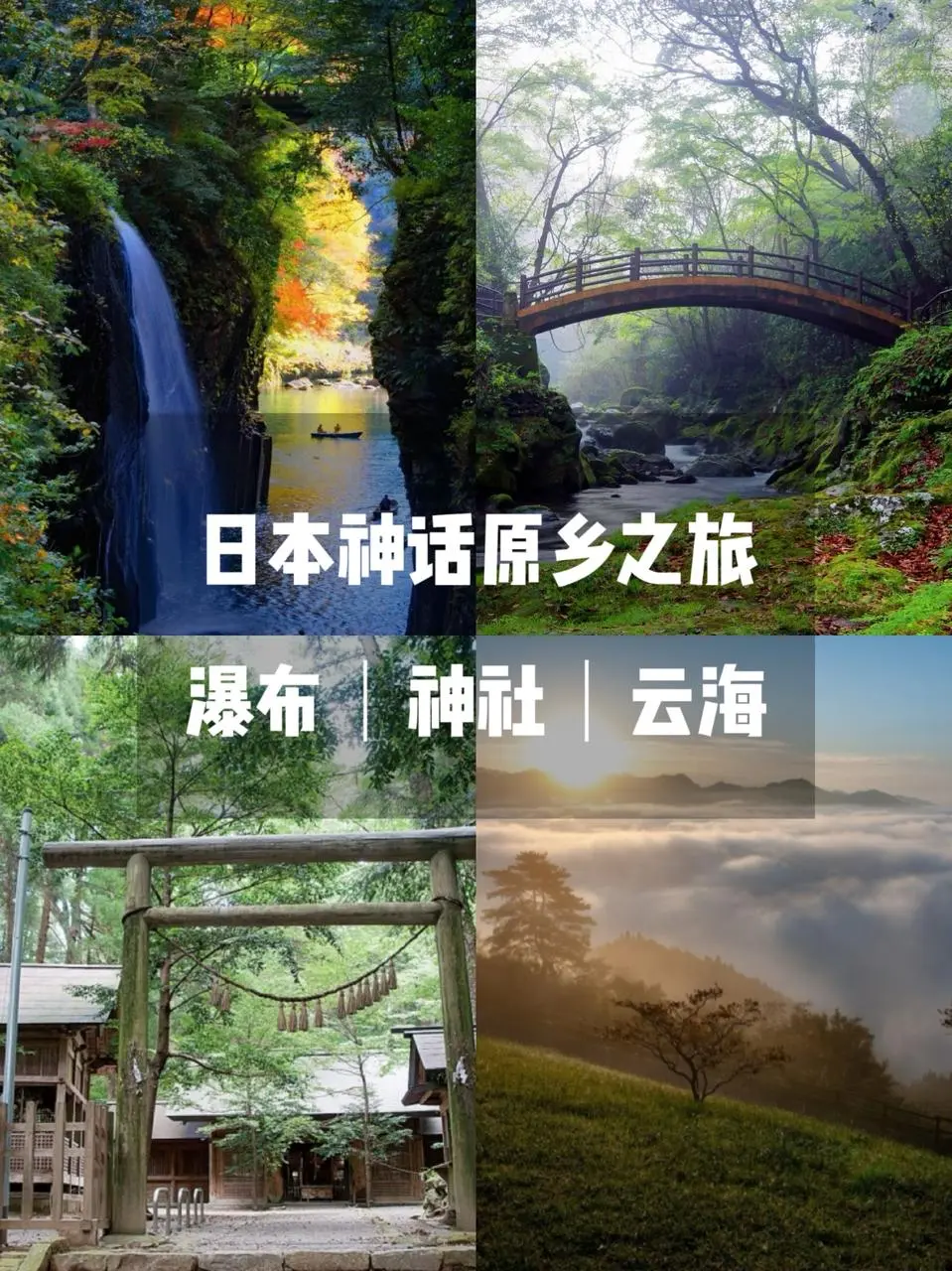 走进日本神话原乡｜一次打卡三大神域秘境