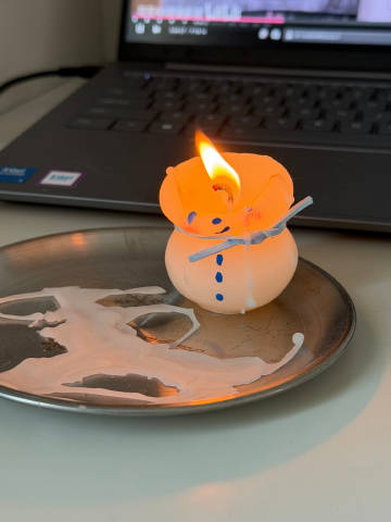 老师的雪人怎么毁容了