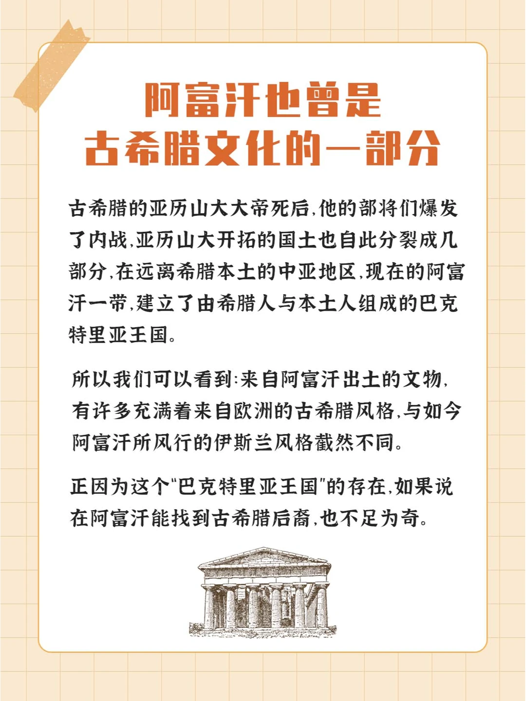 阿富汗也能找到古希腊文明？