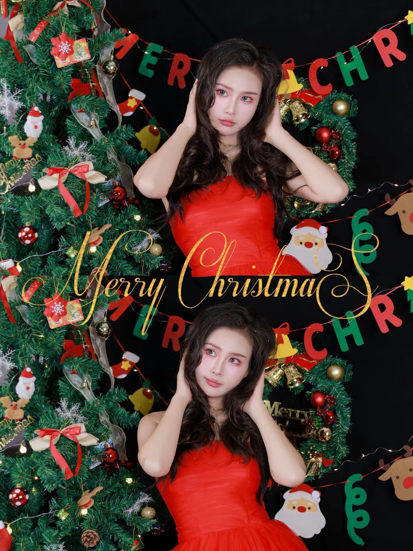 提前拍圣诞啦！是当模特的一天，小姐姐拍的实在太好看啦 快点找她！