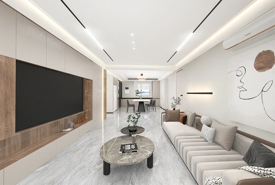 现代简约风105㎡的三口之家，好想住进去！