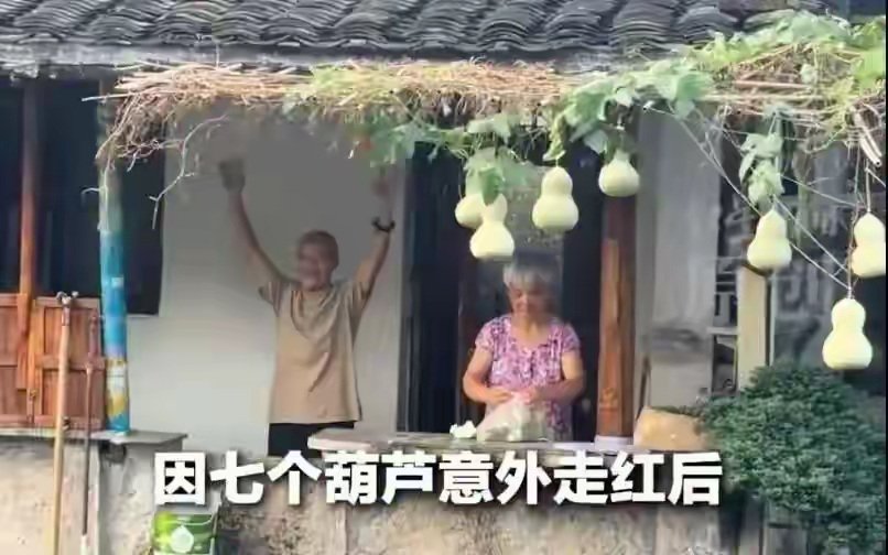 葫芦娃爷爷把七个葫芦剪掉了，老人也满是无奈，各种网红严重影响了老人和邻居的正常生活，现在的某些人为了点流量真的没有底线