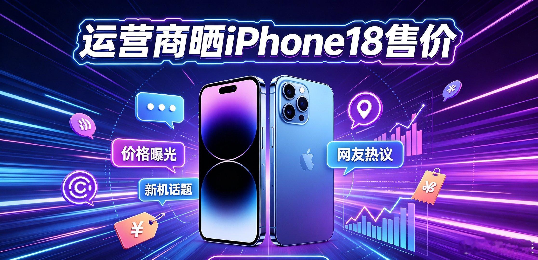 #运营商晒iPhone18售价#

这算是预热呢

还是猪队友呢

？ ​