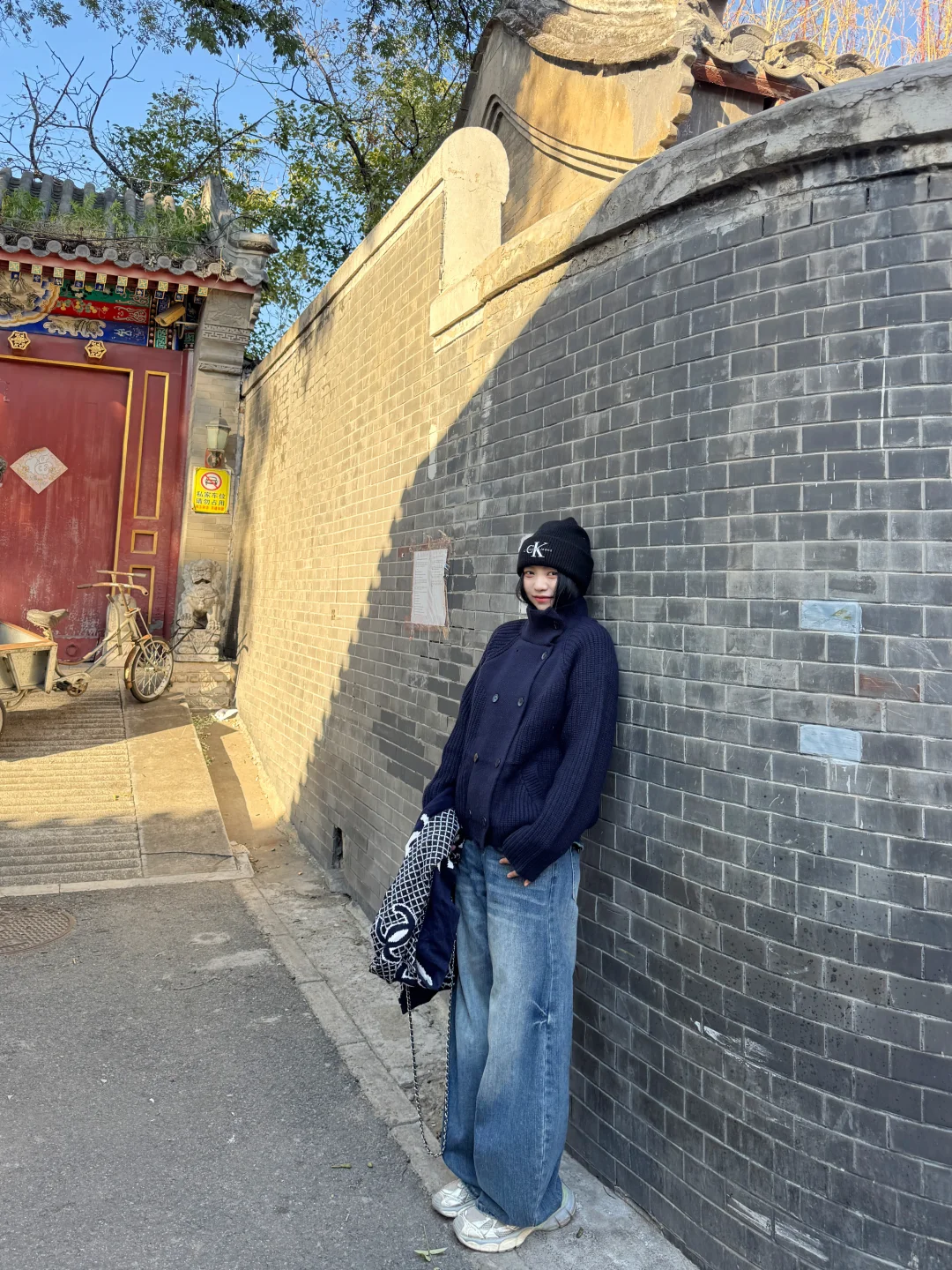 韩韩的扣子毛衣 很好穿~