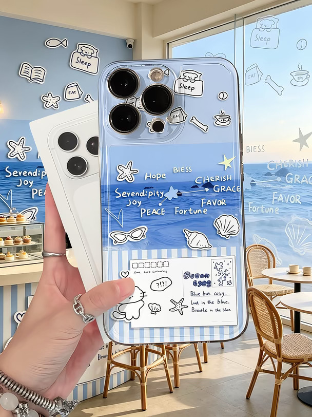 绝了！给手机套上了海洋蓝🌊！