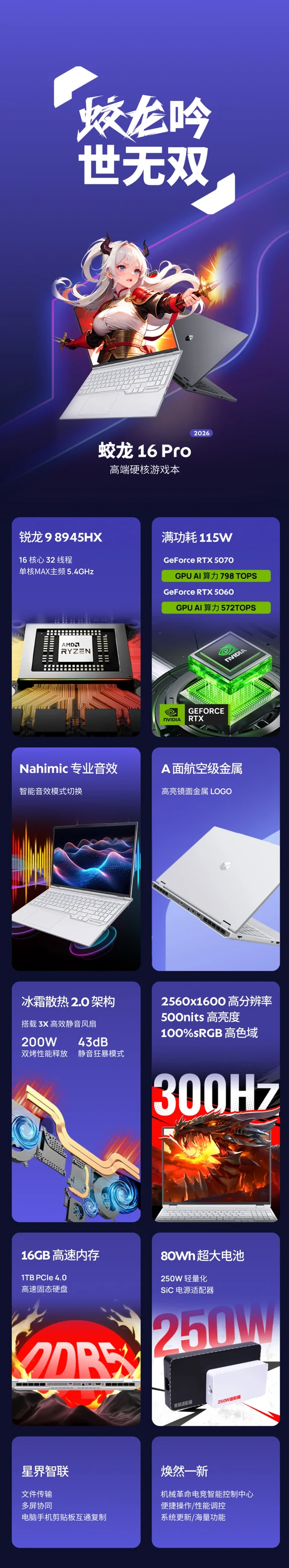 机械革命蛟龙16pro