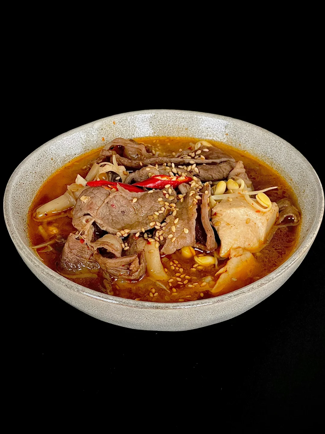 冬日简单一锅煮、超暖身低脂酸辣牛肉豆腐汤