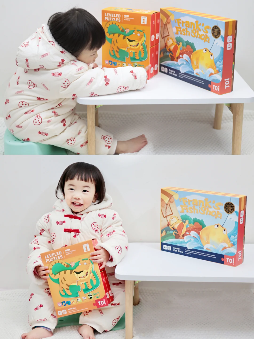 小baby也可以玩拼图？肯定是可以的！