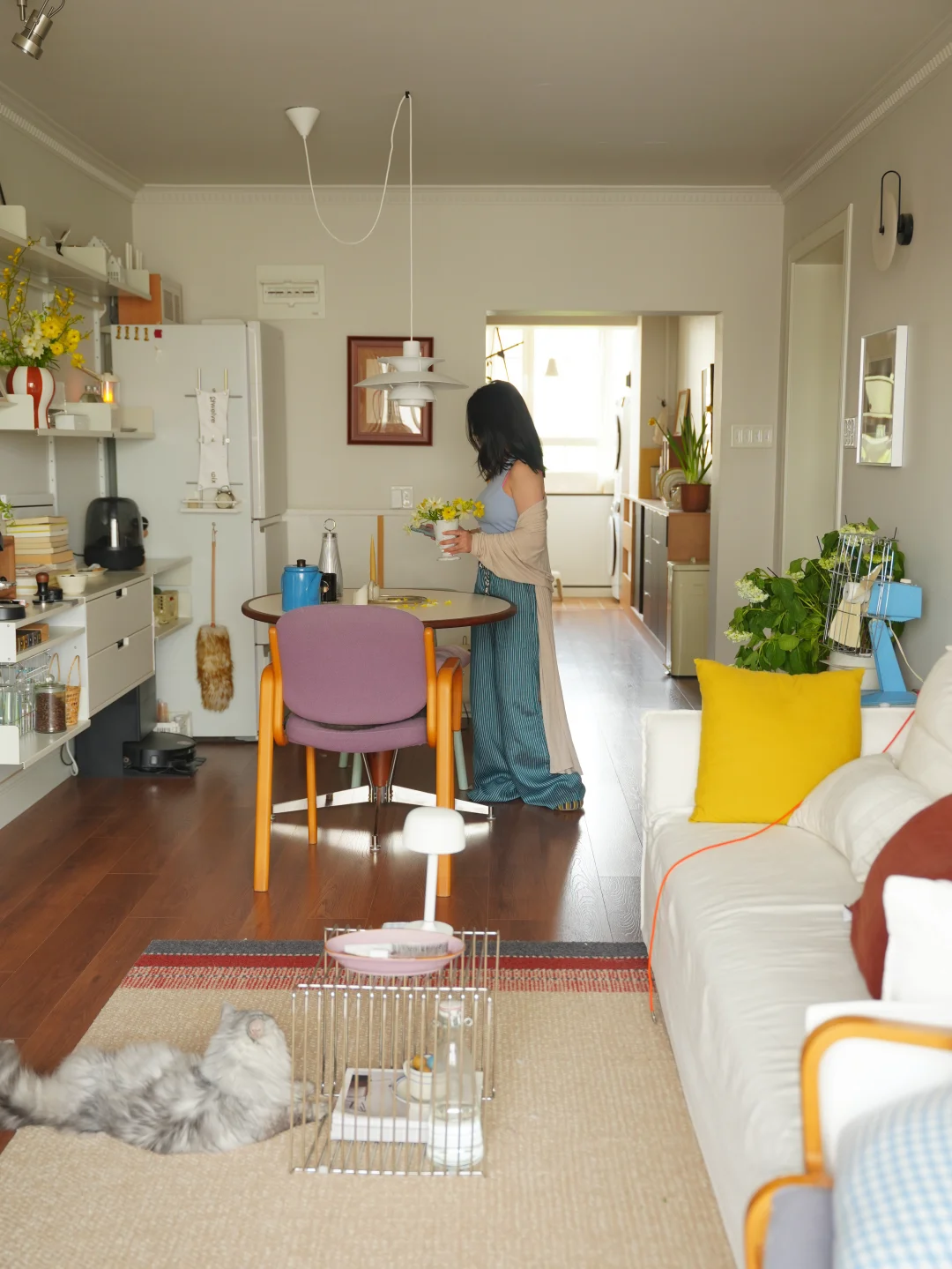 宅家：））🌷🧺有时候想为懒惰的自己点个赞