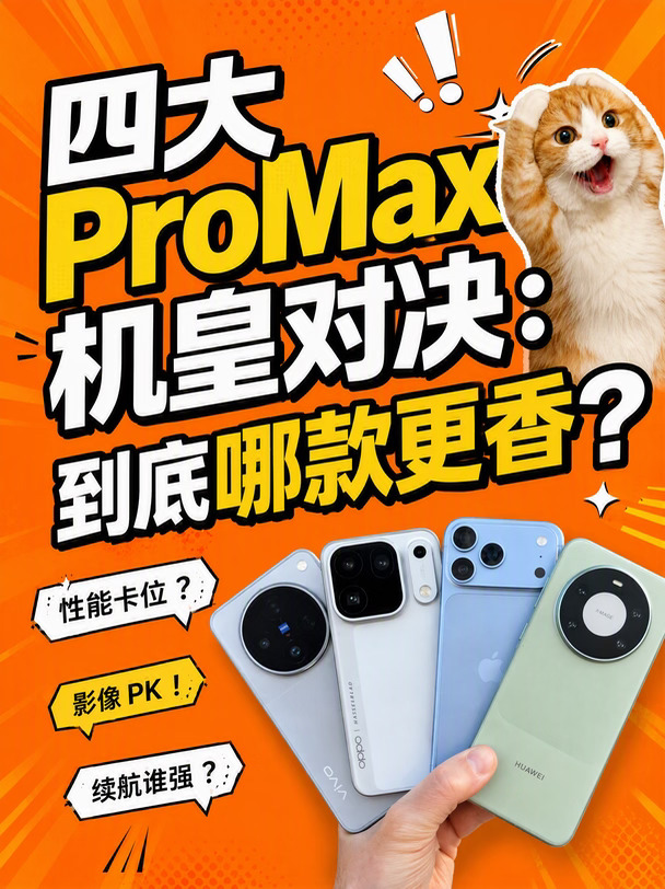 四大Pro Max机皇对决：到底哪款更香？