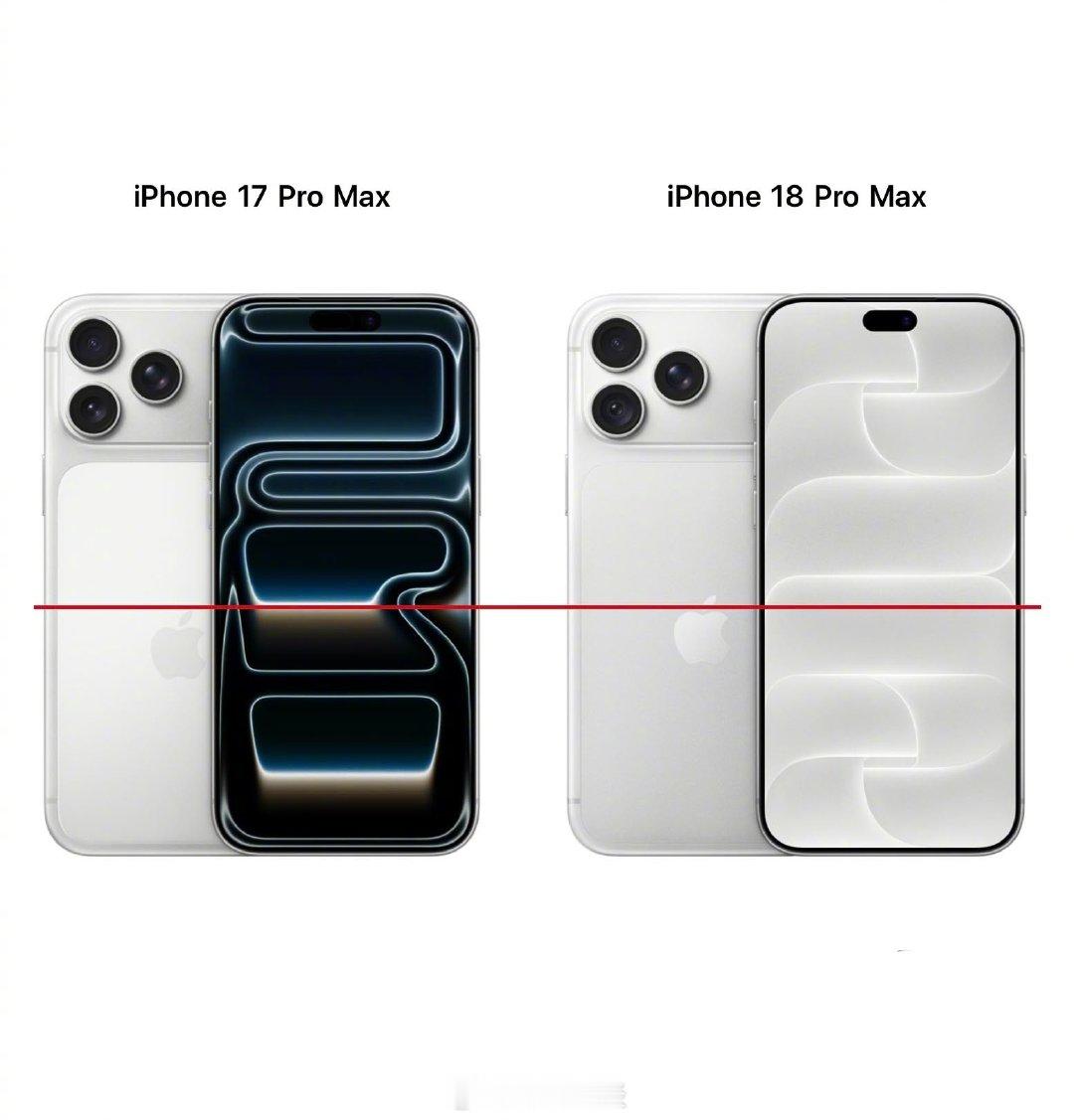 iPhone17 Pro Max和18 Pro Max机身尺寸看着完全一样，但背板苹果LOGO的垂直高度不一样。
18 Pro Max的LOGO往上挪了一些。普通手机壳勉强能通用，但带磁吸圈的壳就会出现磁吸圈和LOGO错位，买壳的时候这点一定要留意。 ​