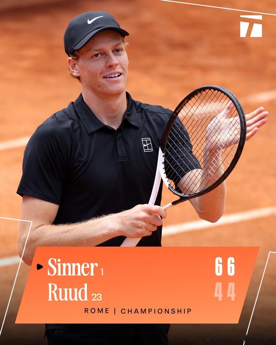 辛纳🇮🇹大师赛34连胜  📊 ATP1000大师赛最长连胜纪录...