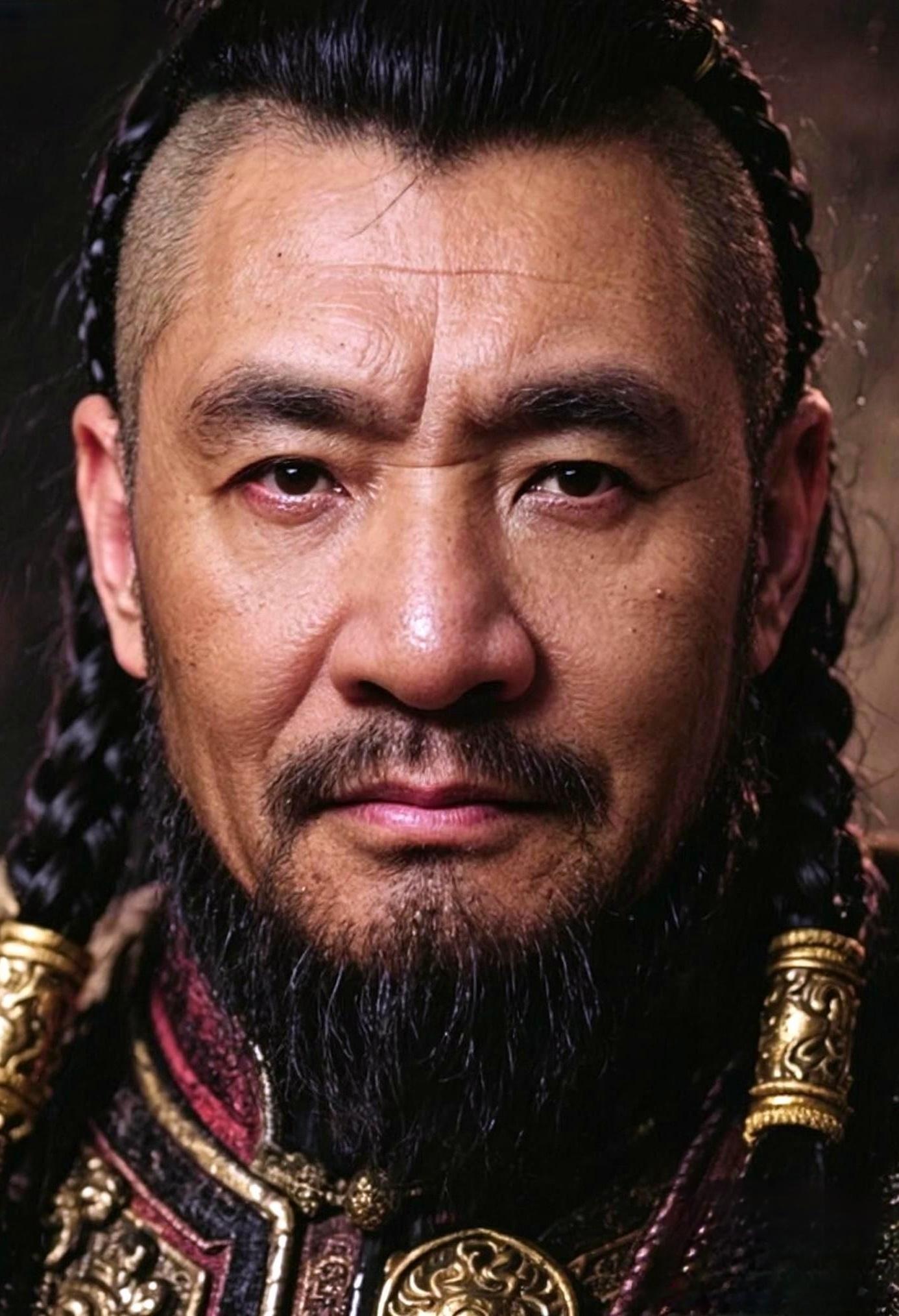 AI据本人壮年照生成的《蒙族糙汉子》[超话]​​​