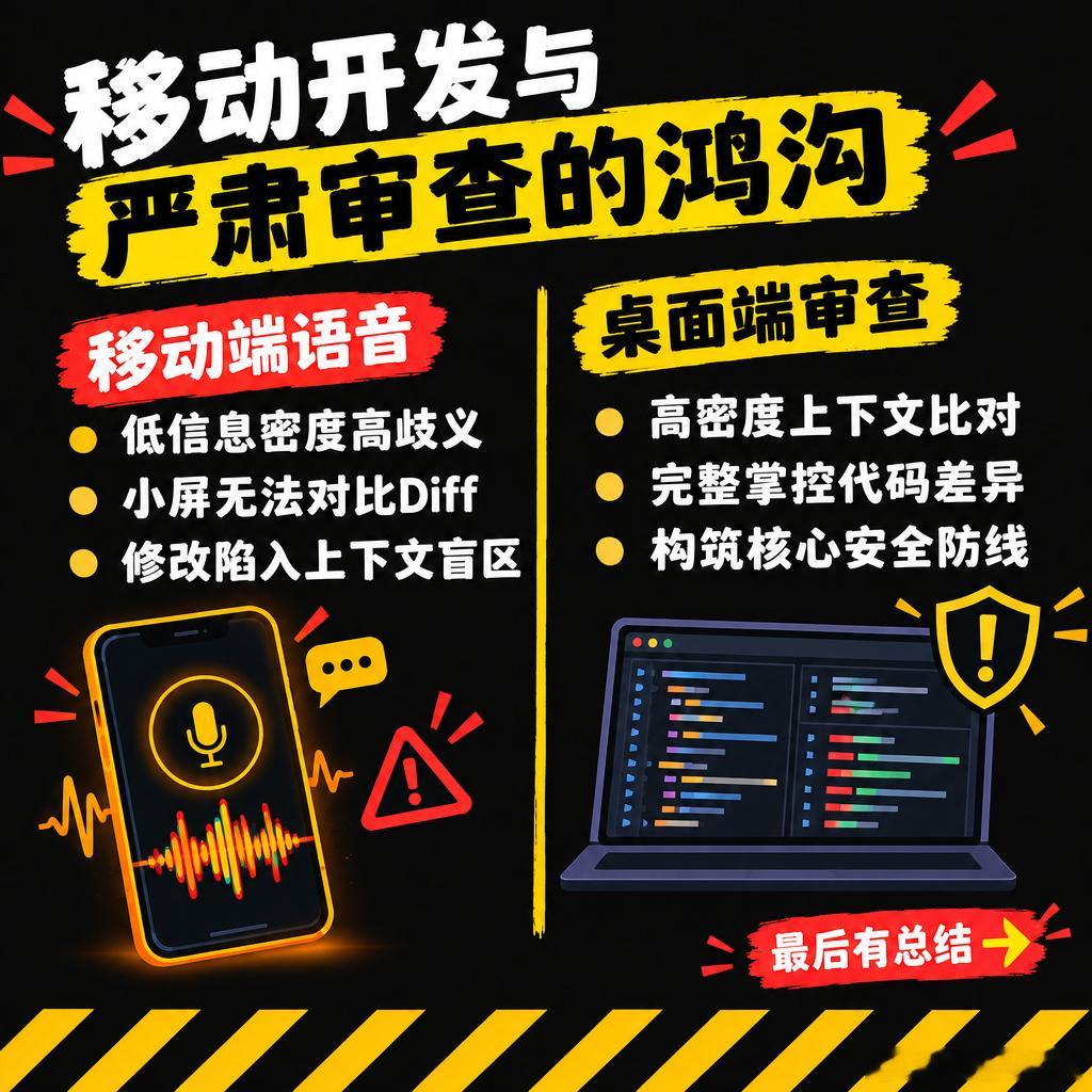 说个让不少人扫兴的判断：别把手机语音操控Codex当成主力开发工具，这根本不是生产力革命，而是交付风险放大器。#AI##程序员#

这两天OpenAI在DevDay 2026上发布了Codex Cloud和支持语音对话的Codex CLI，不少独立开发者开始畅想以后躺在床上用手机说话就能交付完整项目。但我建议一人公司先冷静算一笔 ​