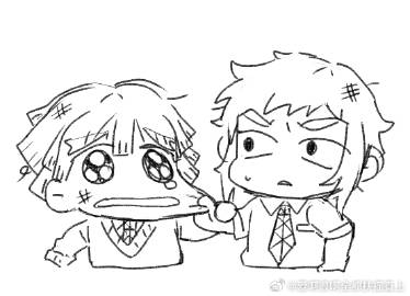 打架的时候发现弟弟的脸可以拉得很长