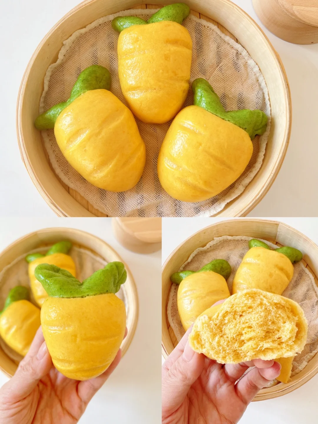 胡萝卜馒头🥕胖fufu～敲可爱，简单易做零失败
