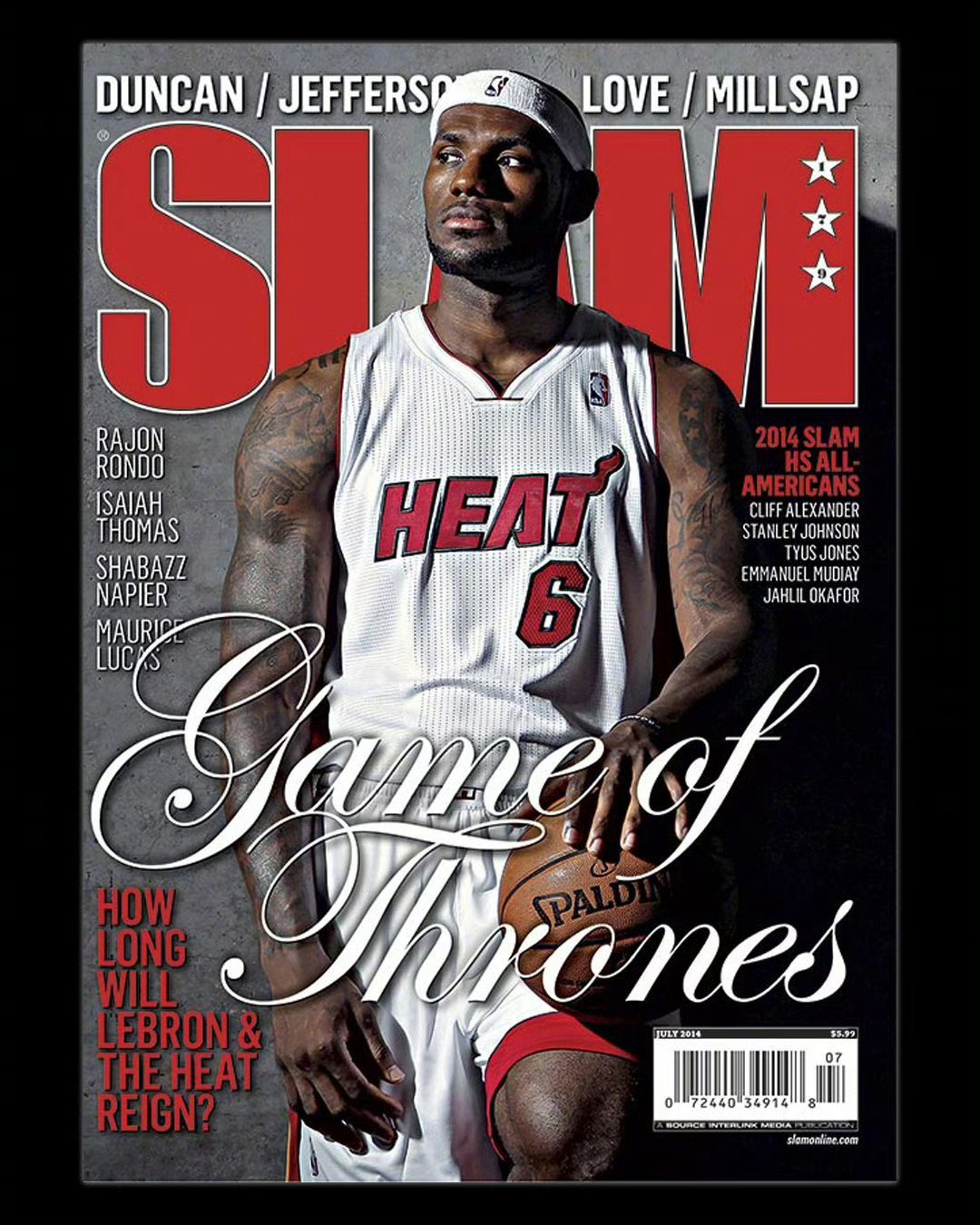 SLAM

勒布朗·詹姆斯身穿76人球衣第28次登上《SLAM》封面，开启生涯第24个赛季🏀

作为《SLAM》杂志历史登封最多的人，这些封面也是串联了詹姆斯从高中、骑士新秀、热火捧杯、骑士逆转夺冠，湖人园区冠军、再到转会76人，跨越二十余年的完整生涯。 ​