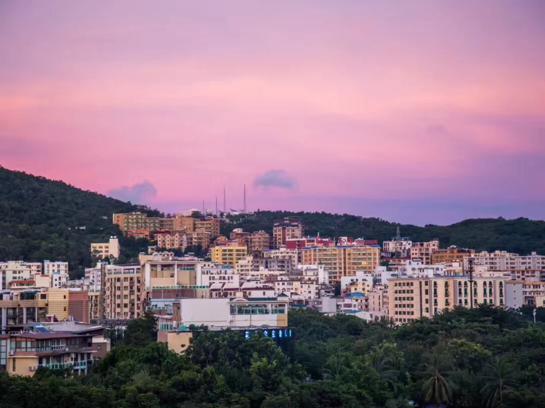 三亚，别样的落日余晖