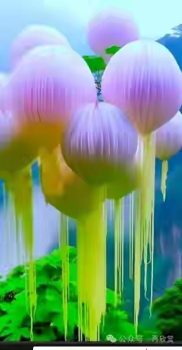 深山里的奇花异草，鲜艳别致，美不胜收