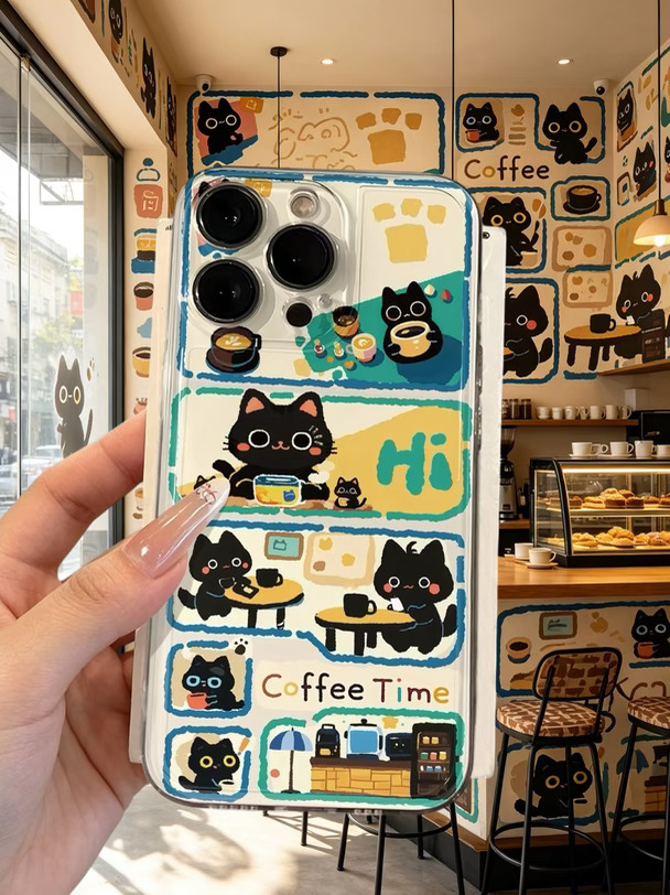 带我的咖啡小黑猫出门啦☕️咖啡厅见