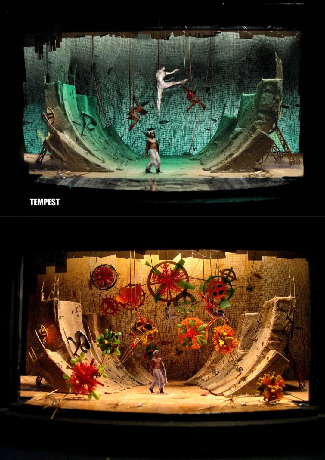 舞台设计的视觉节奏一般有重复 、交错、渐变