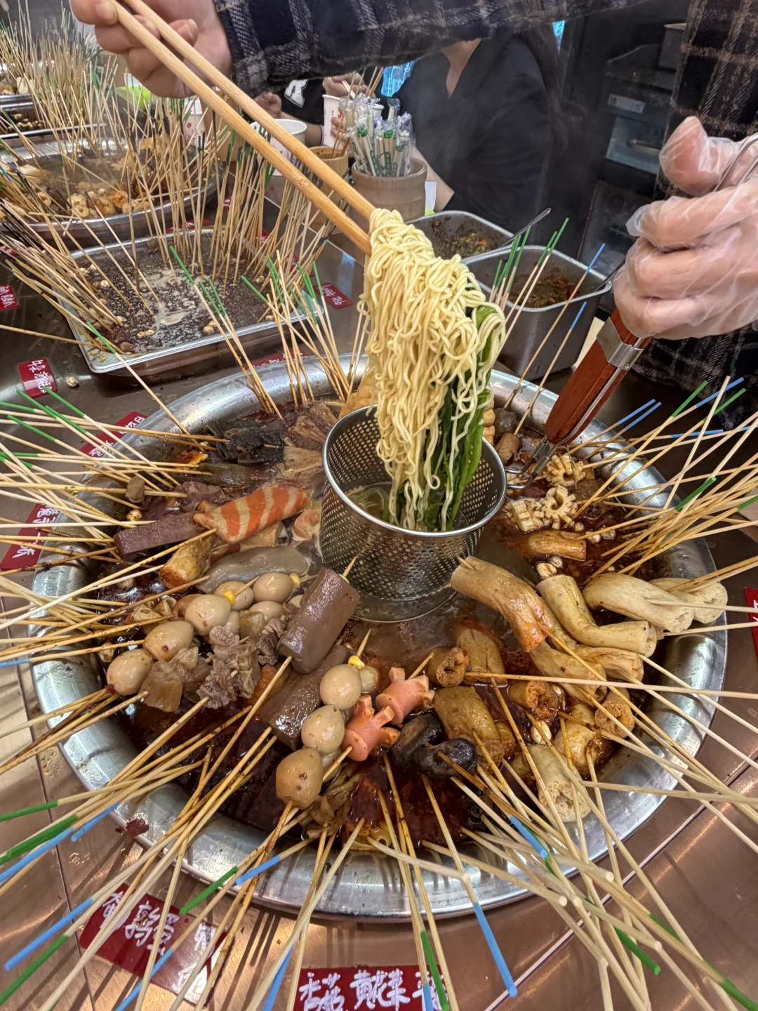 吃到据说是南山top.1好吃的麻辣烫🔥