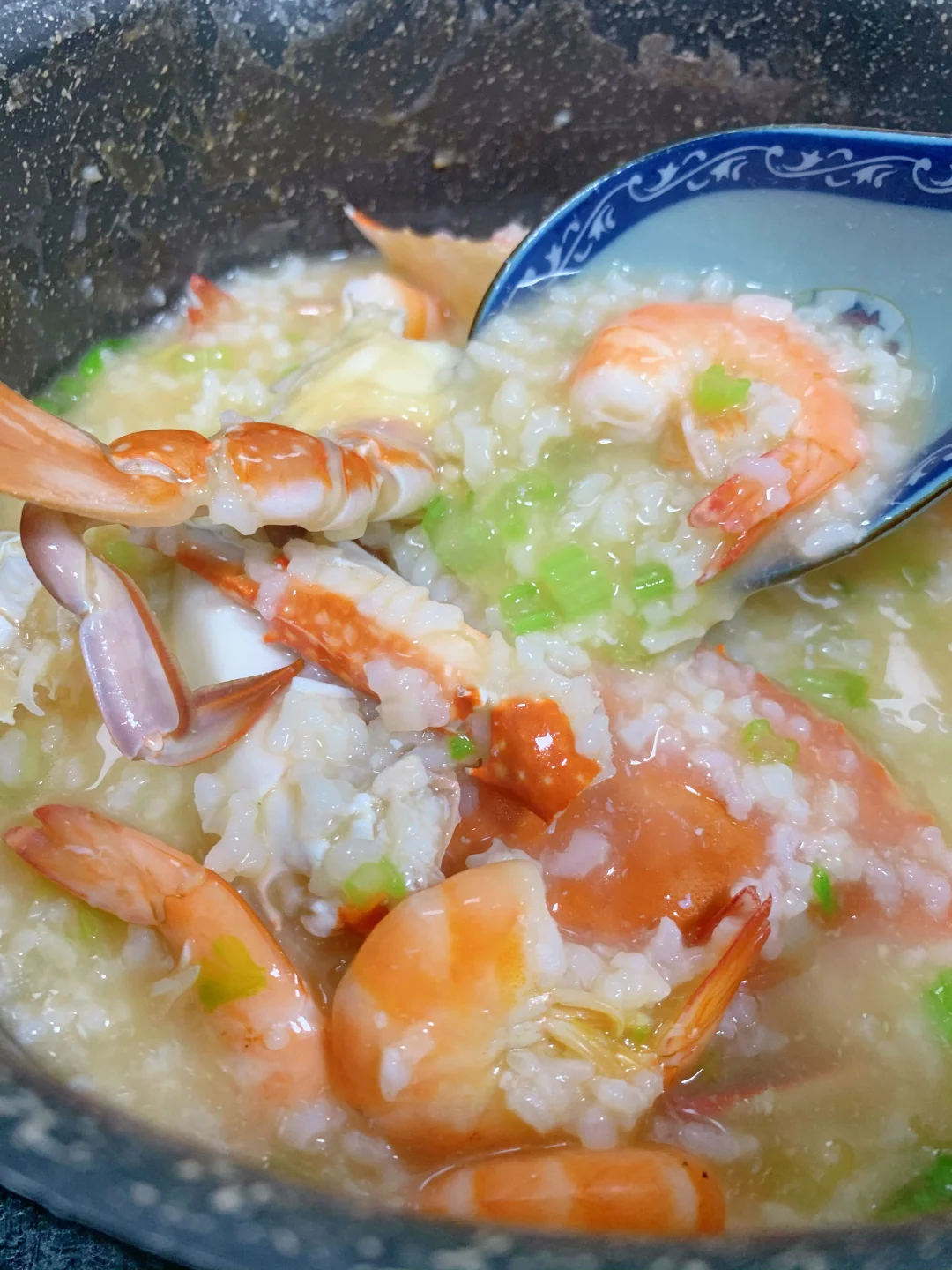 谁说螃蟹只能清蒸和爆炒 你煮粥试试‼️