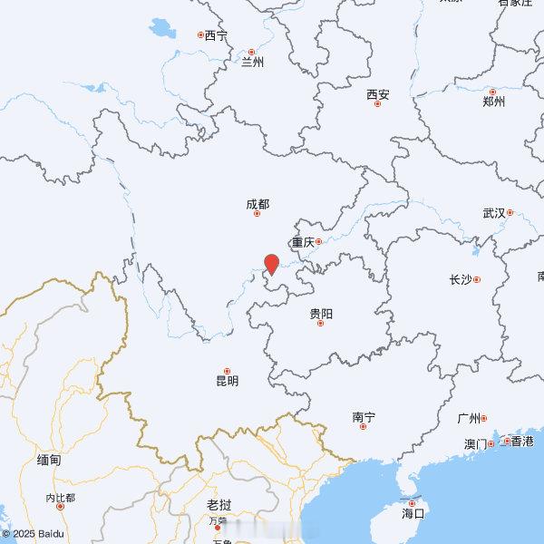 【国家地震台网中心】发布，2026-10-05 01:19:52 在 四川宜宾市高县（纬度:28.54°N 经度:104.65°E 发生3.8级地震，震源深度:5.0公里 #App ​