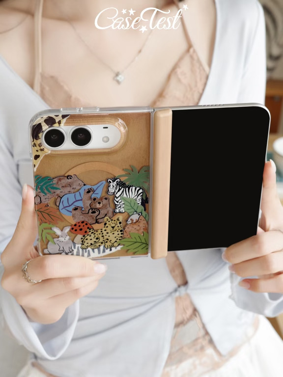 新品*🌿iPhone Duo个性涂鸦手机壳🐻