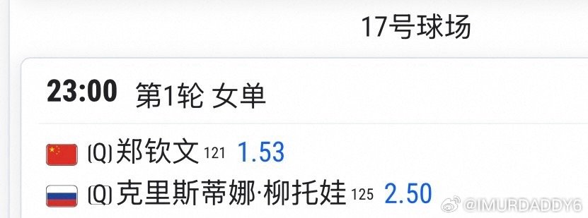 8月31号晚11点
17号球场
美网正赛首轮 郑钦文vs柳托娃
老时间老地点，准时观赛[加油]
#郑钦文[超话]##美网2026##郑钦文的郑在进行时##网球talking大会# ​
