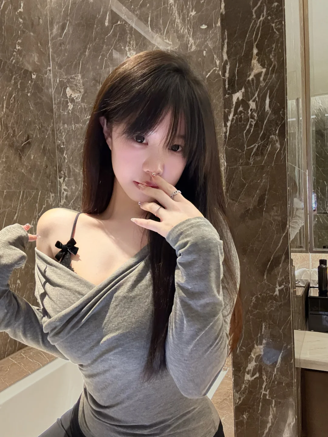 修身不紧身斜肩外搭➕可拆卸加长打底！