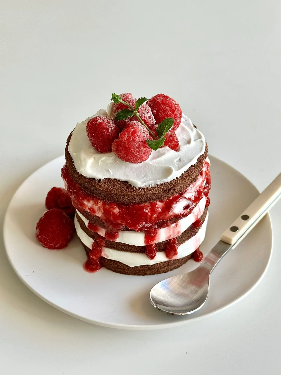 无需抹面｜自制果酱酸奶小蛋糕🍰