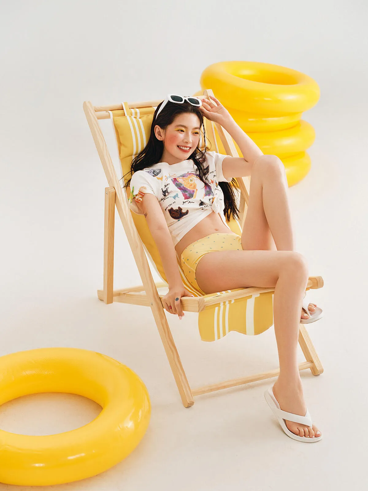 夏日滨海，日杂胶片感元气少女写真