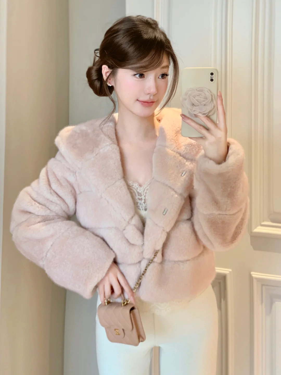 冬日里的一抹粉🌸