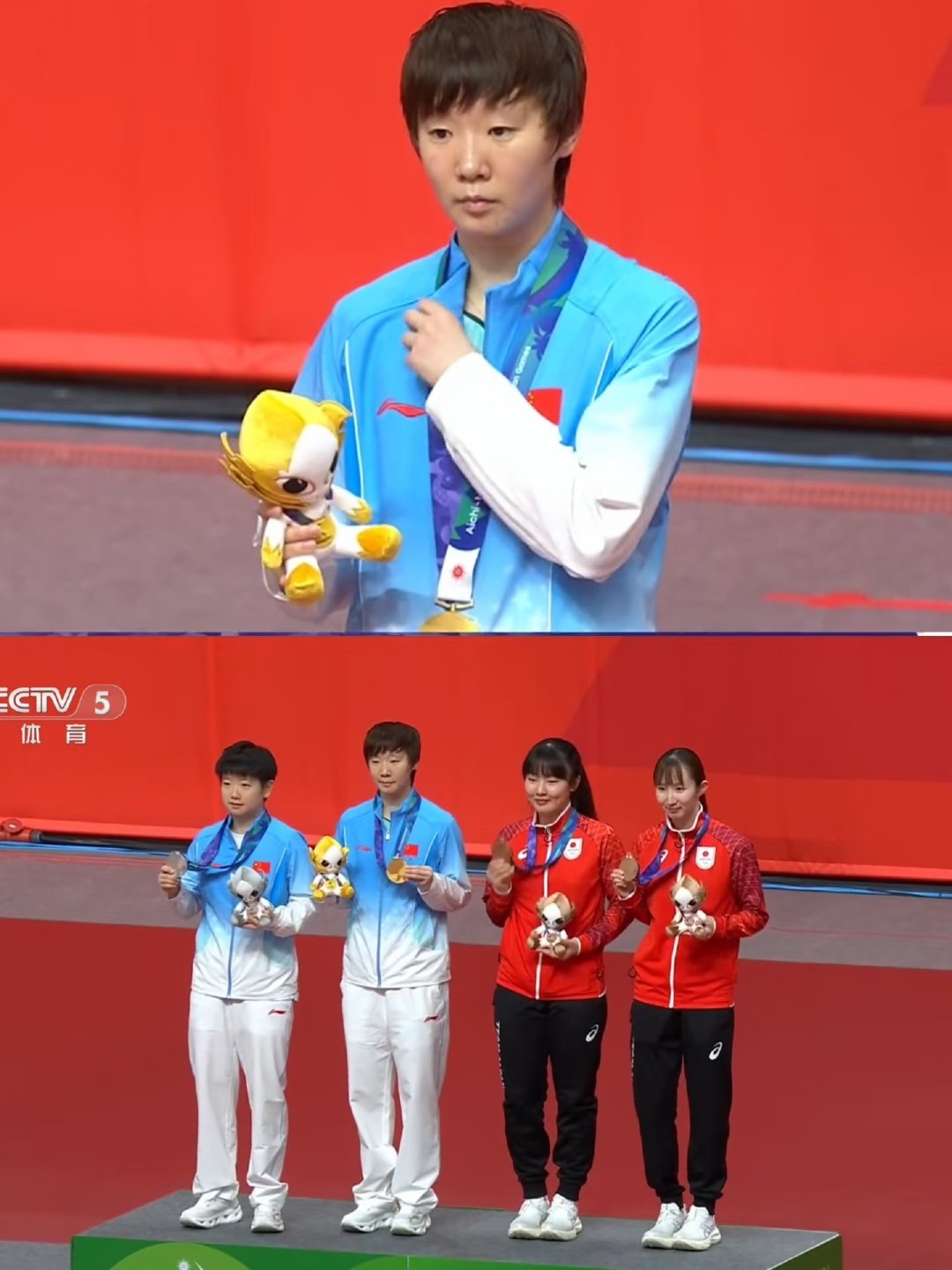 王曼昱亚运女单冠军！
亚运会乒乓球女单决赛，王曼昱孙颖莎会师决赛
最终王曼昱4-2孙颖莎，夺得女单冠军，孙颖莎获得银牌，两人上演了一场精彩的决赛！ ​