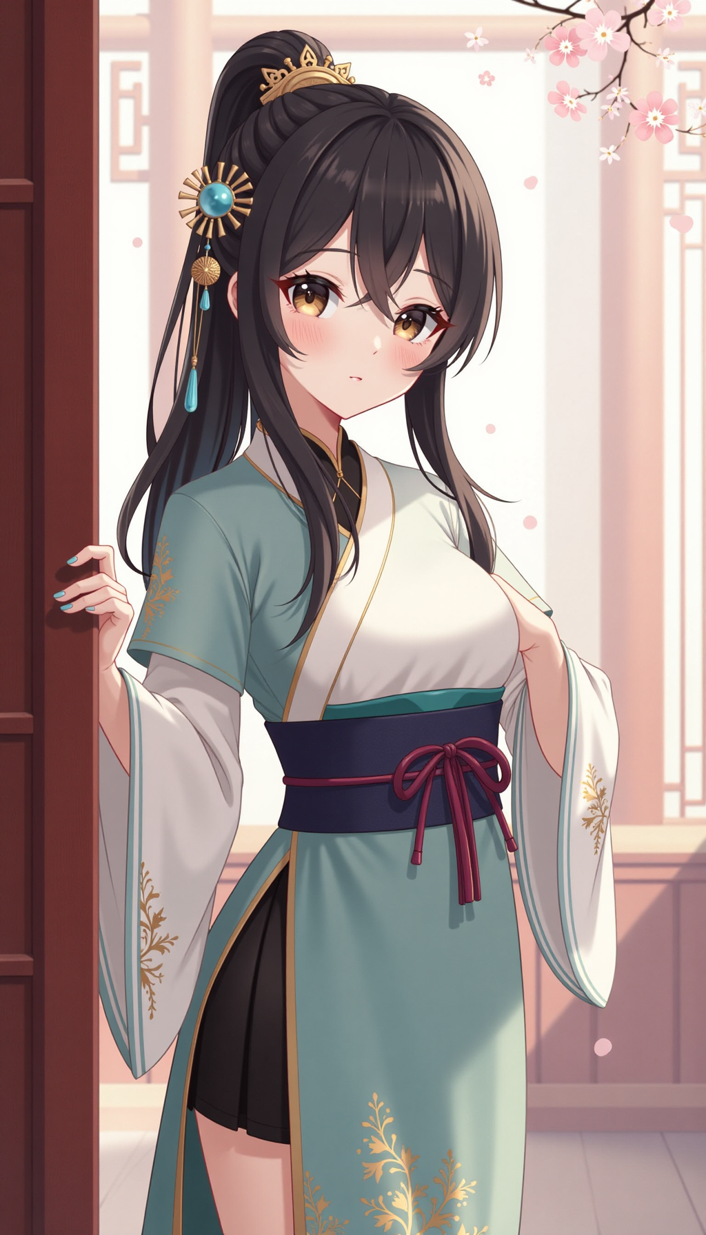 那天，我正和几个朋友在一家新开的美发沙龙里等待着烫发的完成。店里环境优...