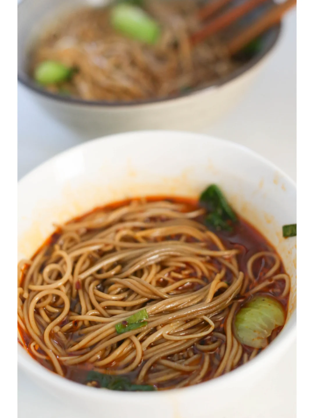 挑战1000种面不重样（329）酸辣黑麦荞麦面