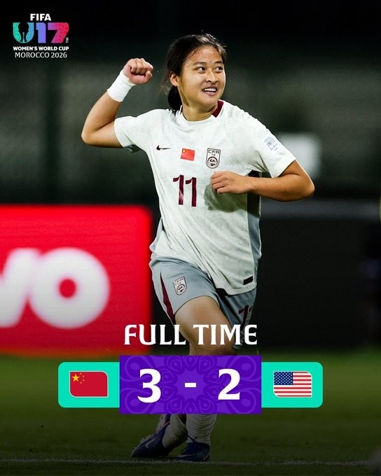 中国U17女足爆冷击败美国，以小组第一进入淘汰赛，面对弱旅法国，有可能创造历史！

      在寒风凛冽的中国足球低谷期，前国脚马晓旭率领的中国U17女足在世界杯上最后一场小组赛以3:2击败夺冠大热门美国队，从而以小组第一出线，淘汰赛对位法国队，中国姑娘有机会更进一步，创造历史！值得提出的是，中国