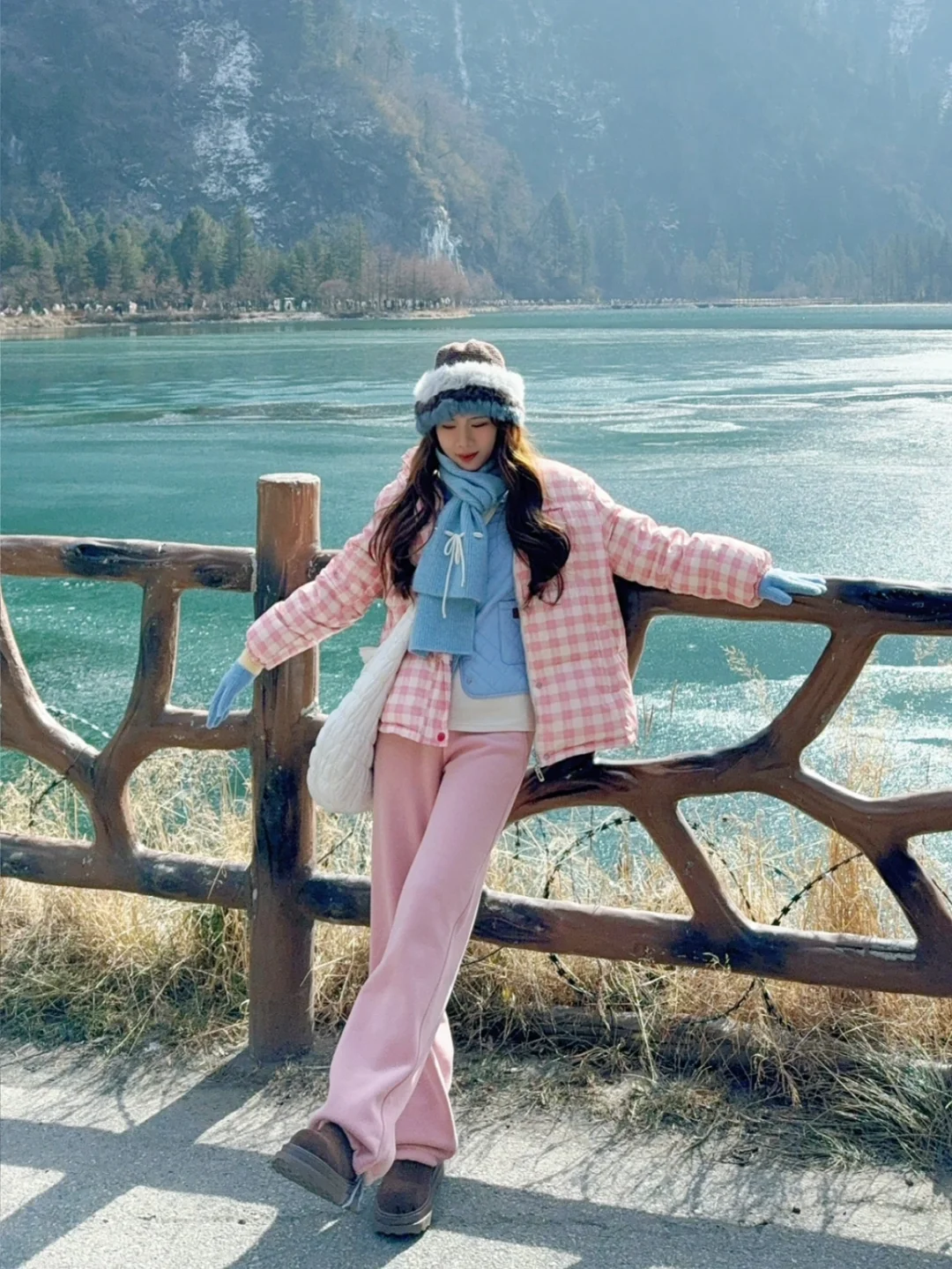 毕棚沟𝐏𝐢𝐧𝐤 𝐝𝐚𝐲 .ᐟ 🎀☃️