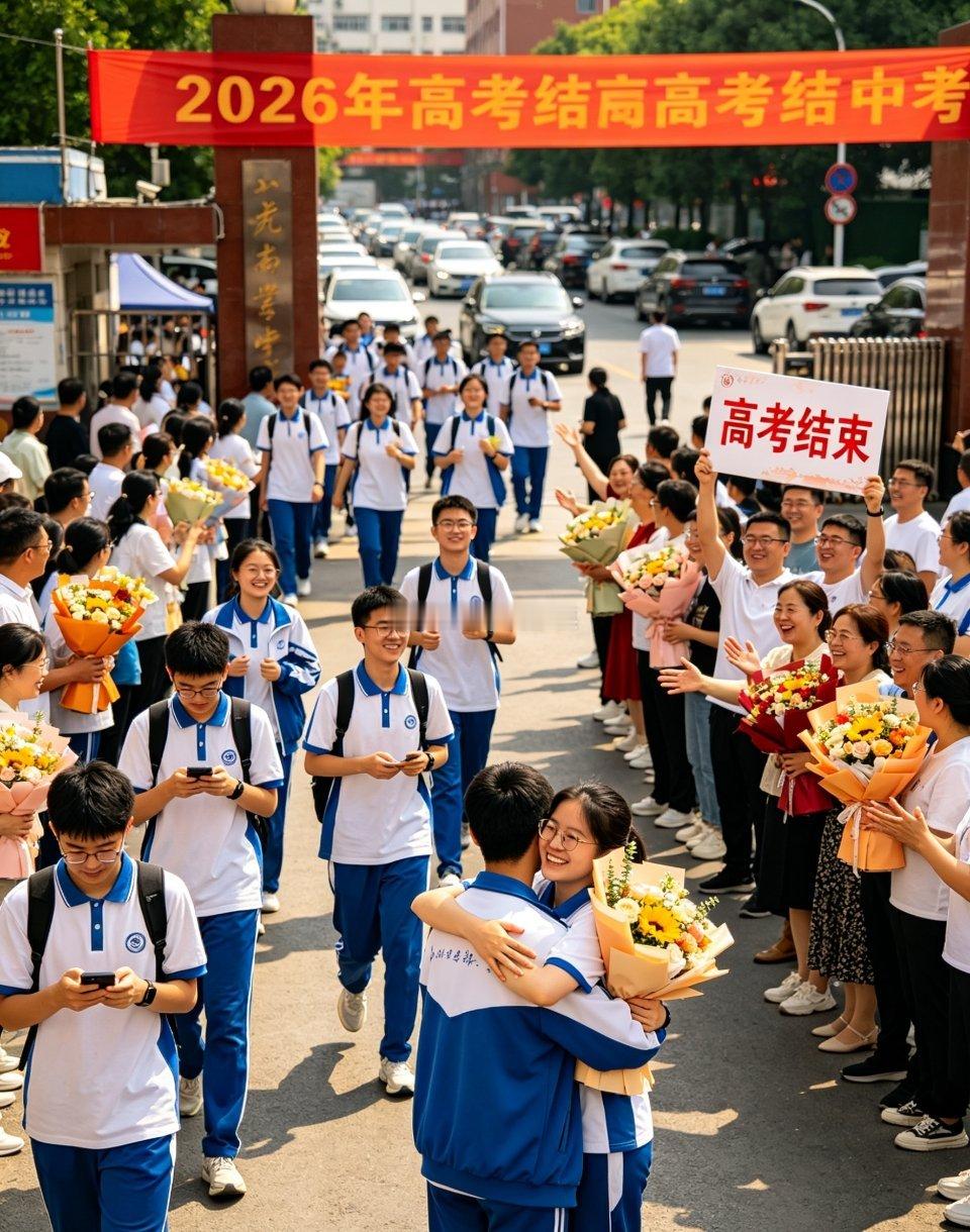 2026高考正式收官！1290万名考生，带着数年的积累与坚持，顺利完...
