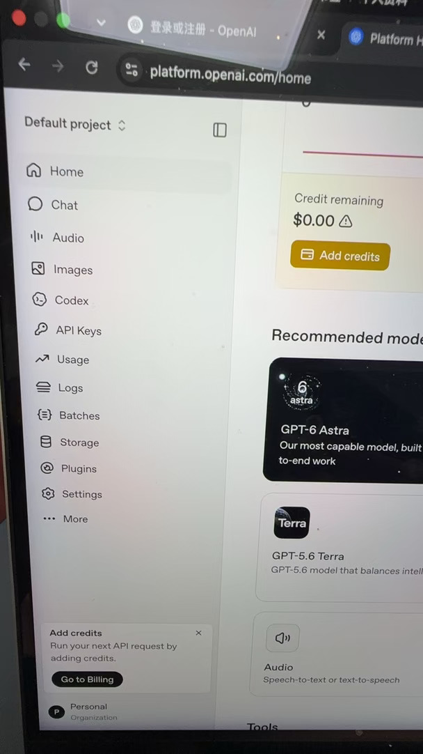 openai api 最新gpt 6模型