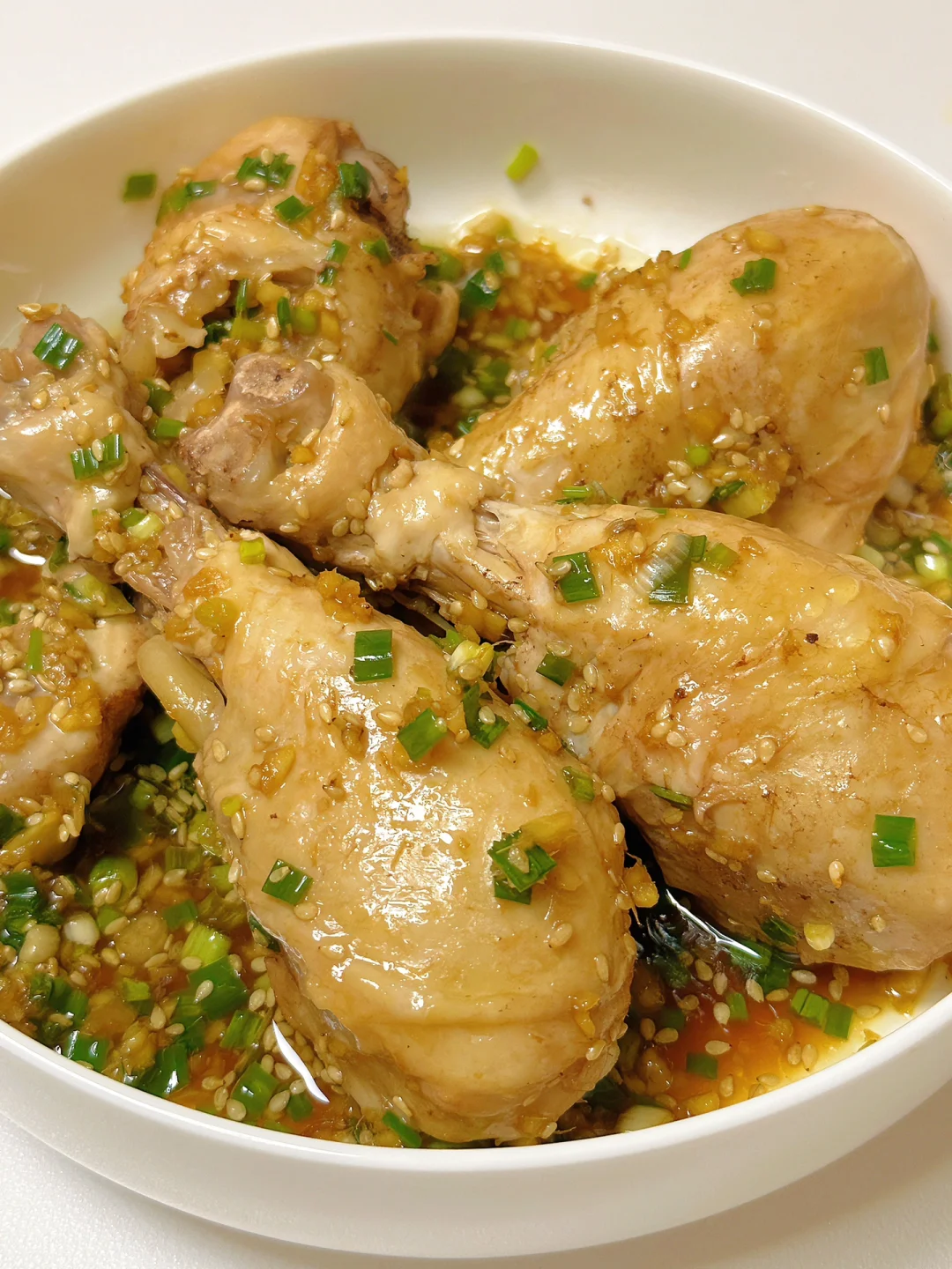 减脂期高蛋白🔥低卡葱油鸡腿～好吃到哭😭