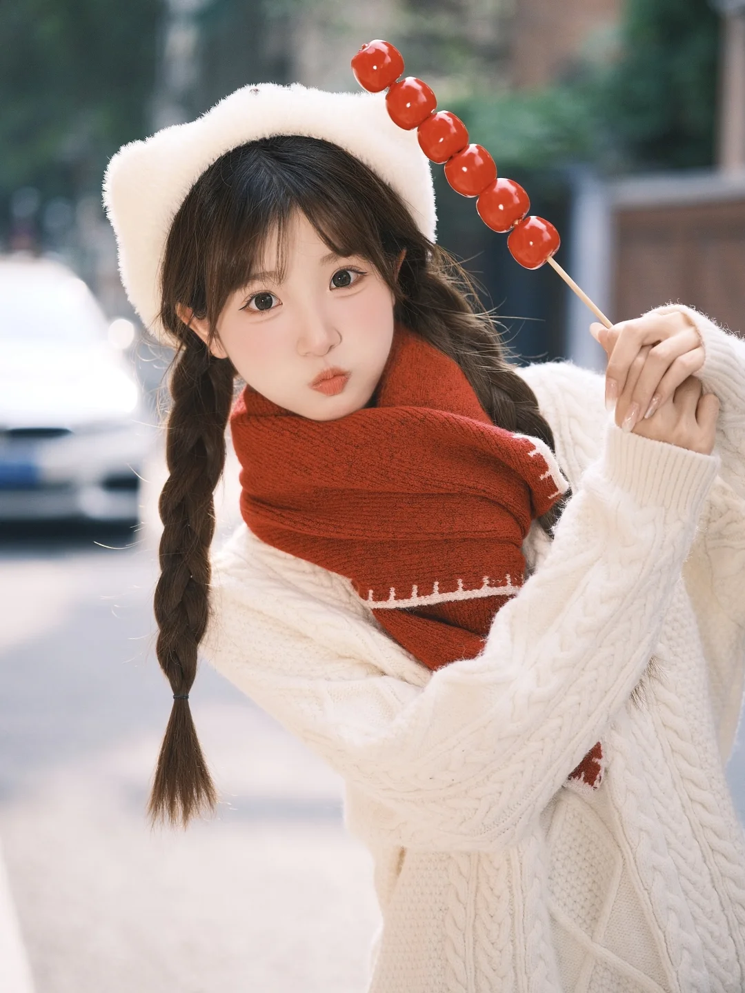 存一些新年拍照姿势🧣