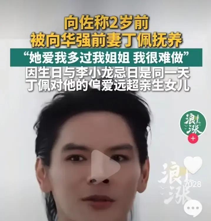 向佐亲口跟亲妈说，这种瞎话我编五年也能说，观众就爱听。他靠着“实在人”人设吸了72万粉丝。

之前他上综艺，讲自己小时候被爸爸的前妻丁佩养了两年，比亲女儿还疼。网友感动，夸他重情重义。亲妈向太直接发社交平台拆穿：丁佩一天都没带过向佐，全是向佐乱编的。网友炸锅。合着之前卖的所有重情重义人设，全是张嘴就