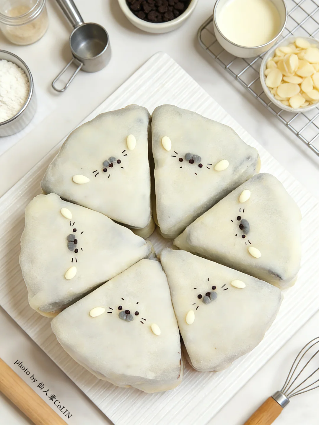 古法过冬｜会拉丝的❗海豹麻薯黑芝麻巴斯克