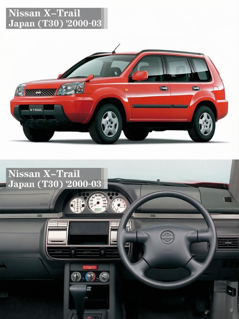 Nissan日产X-Trail 奇骏（2000年—2025年）变化图，大家觉得哪一代更好看？