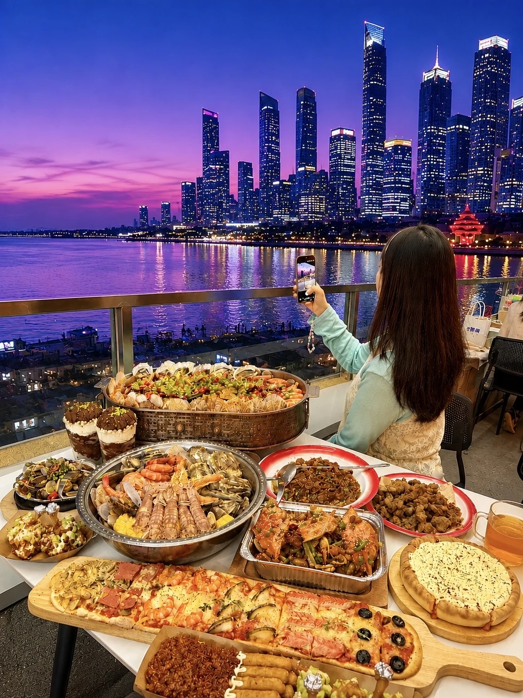 不在国外！！在青岛！！花小钱装大杯+1……