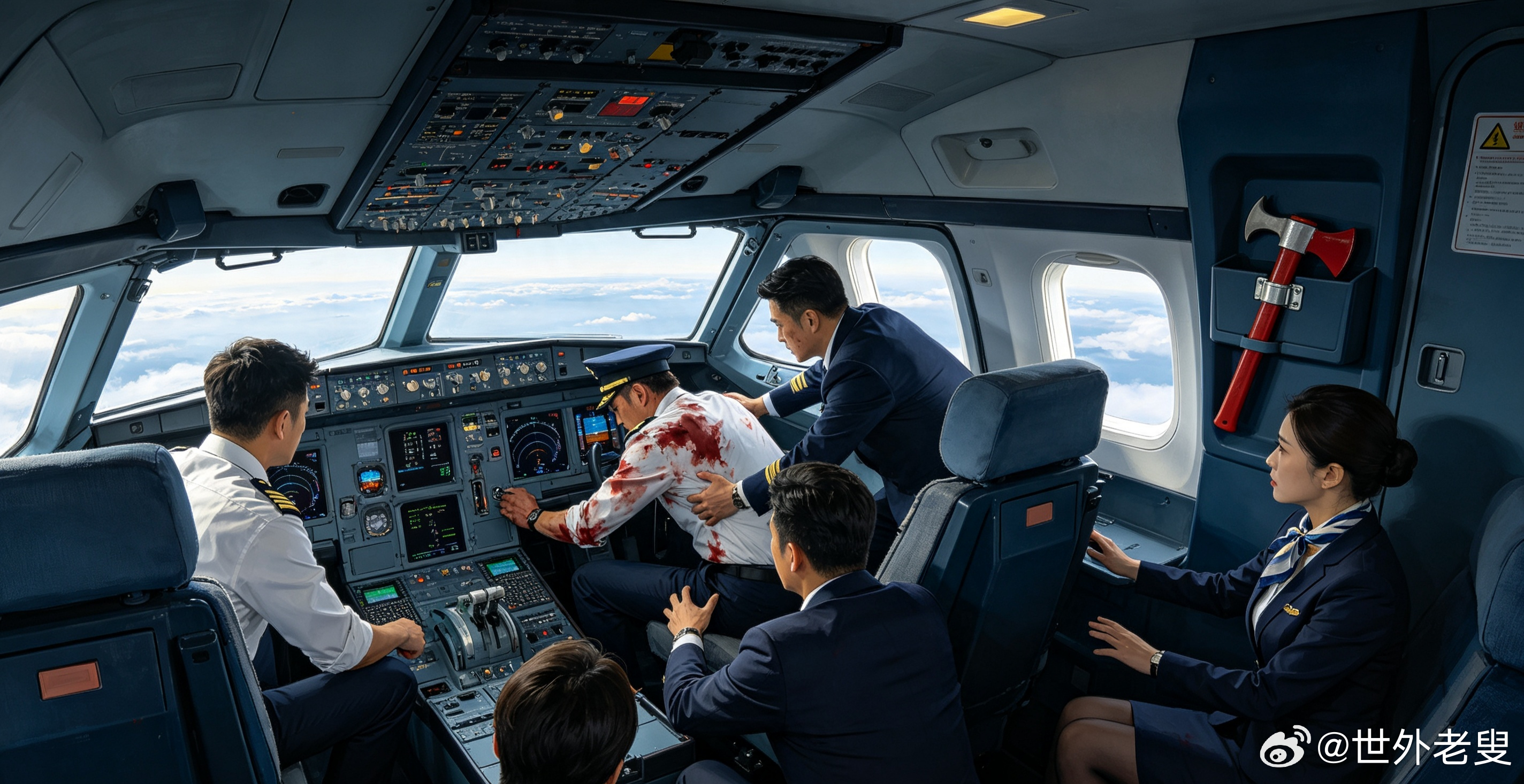万米高空惊魂！迪拜航空副驾持应急斧发动恐怖袭击，安检防得了乘客，如何防机组内鬼？
9月30日，迪拜航空FZ1073航班从迪拜起飞前往以色列特拉维夫，机上搭载约170名乘客和机组人员，大部分是以色列人。就在巡航飞行的万米高空之上，一场几乎酿成全员空难的未遂袭击在驾驶舱内爆发。阿联酋检方10月3日正 ​