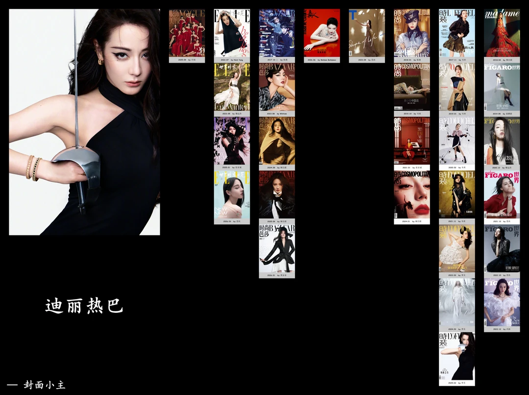迪丽热巴女刊合集